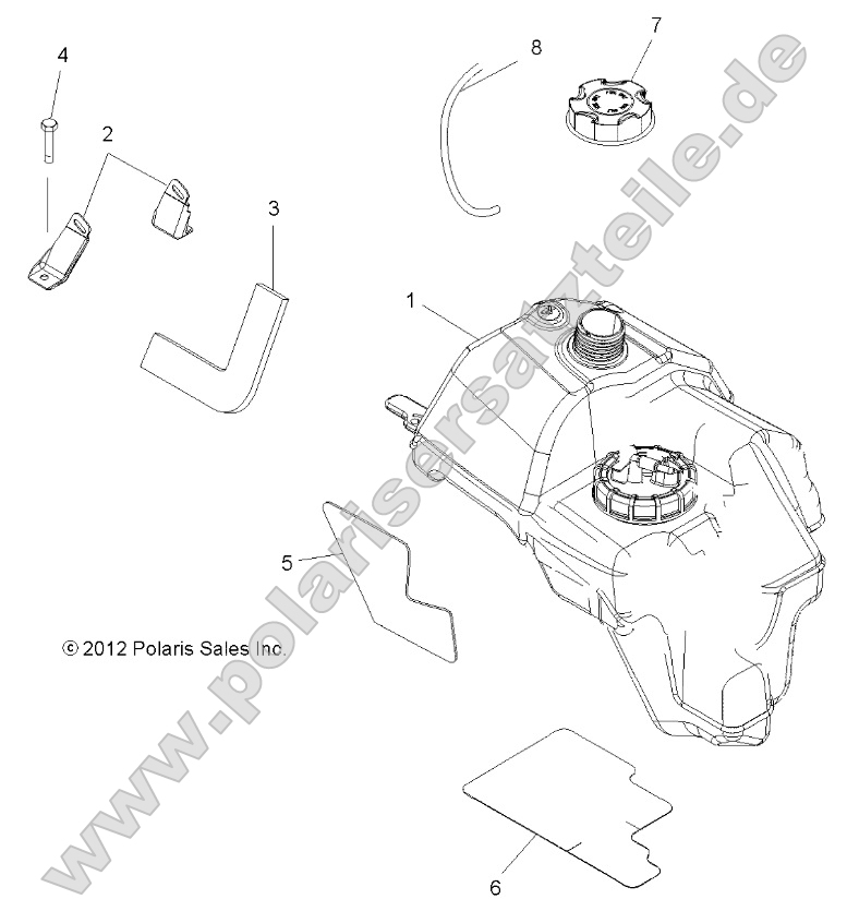 Body, Fuel Tank Asm. Body, Fuel Tank Asm.
