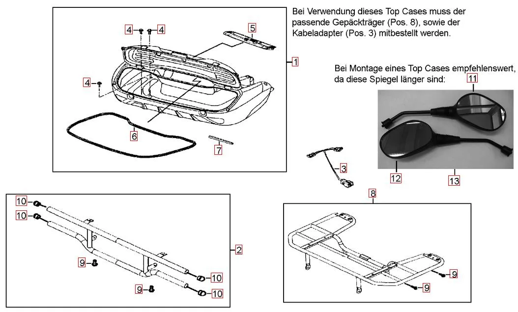 Top Case 135L