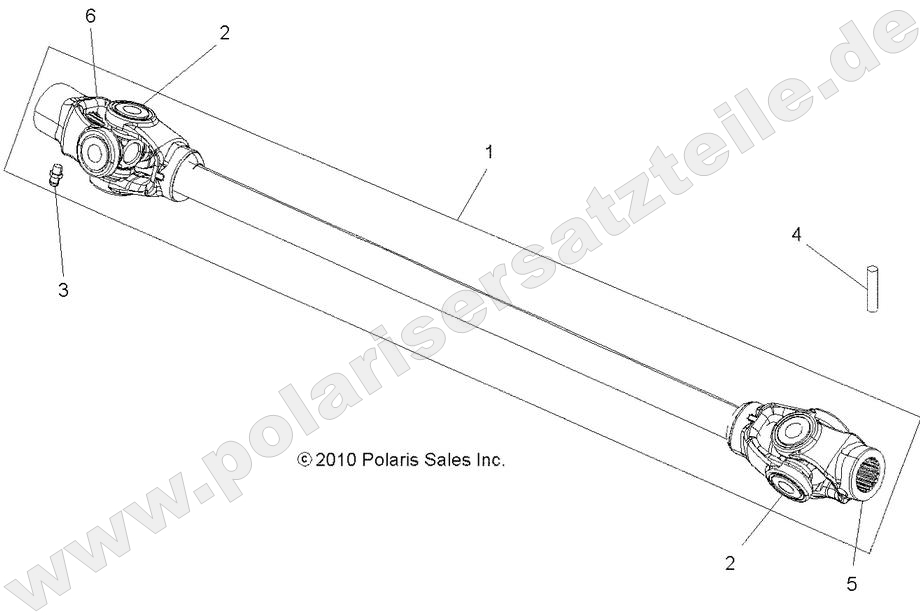 DRIVE TRAIN, PROP SHAFT, FRONT DRIVE TRAIN, PROP SHAFT, FRONT