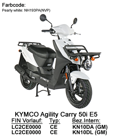 Agility Carry 50i E5 KN10DA / KN10DL Agility Carry 50i E5 KN10DA / KN10DL