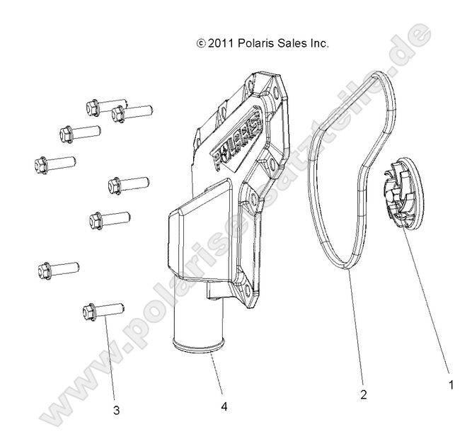 ENGINE, WATERPUMP IMPELLER and COVER ENGINE, WATERPUMP IMPELLER and COVER