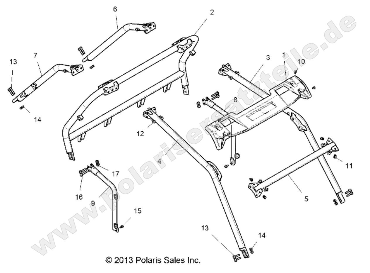 CHASSIS, CAB FRAME CHASSIS, CAB FRAME