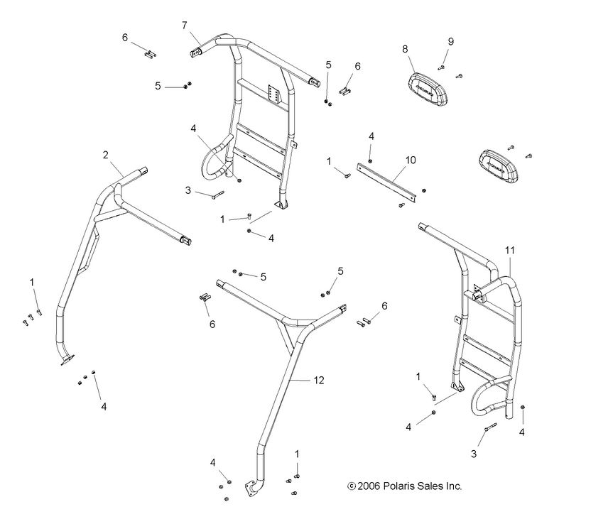 CHASSIS, CAB FRAME