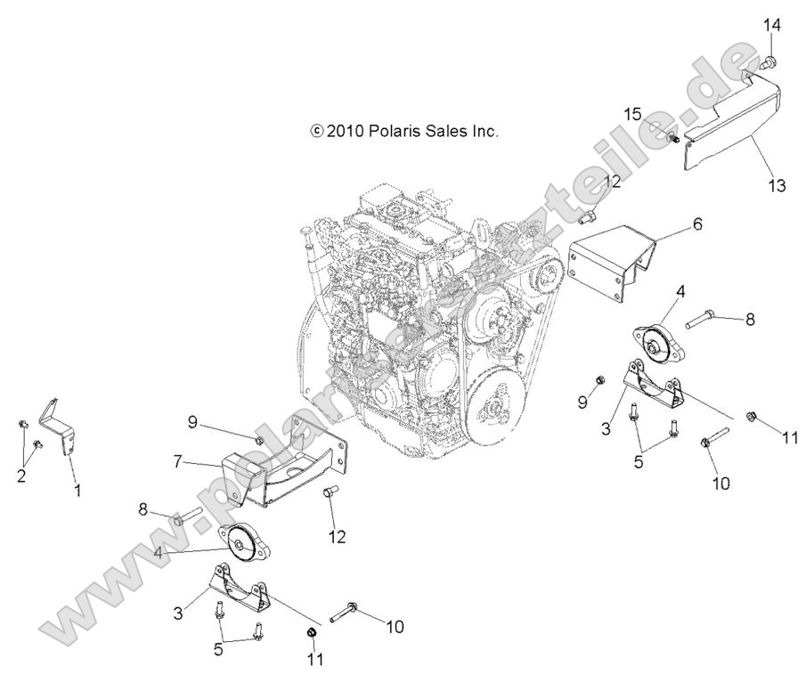 Engine, Mounting