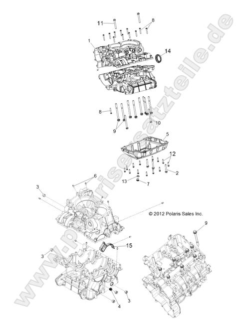 ENGINE, CRANKCASE ENGINE, CRANKCASE