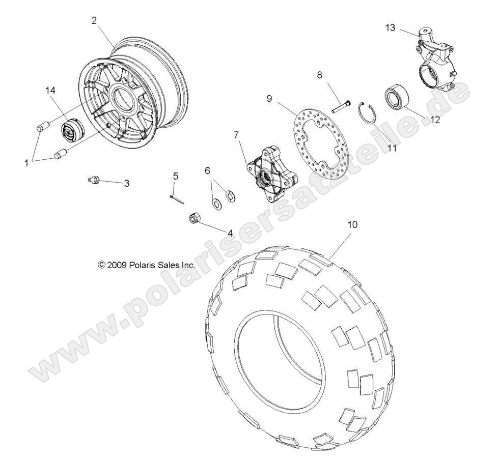 WHEELS, FRONT