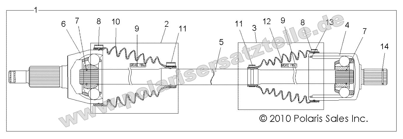 Drive Train, Front Drive Shaft