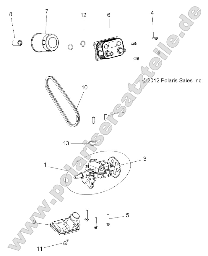 Engine, Oil Pump and Oil Cooler Engine, Oil Pump and Oil Cooler