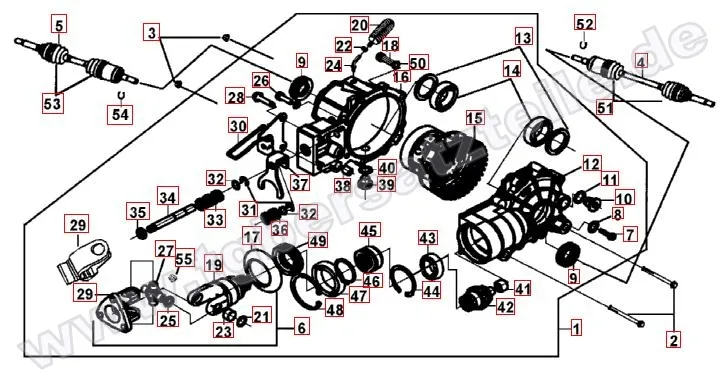 Differenzial vorne Differenzial vorne