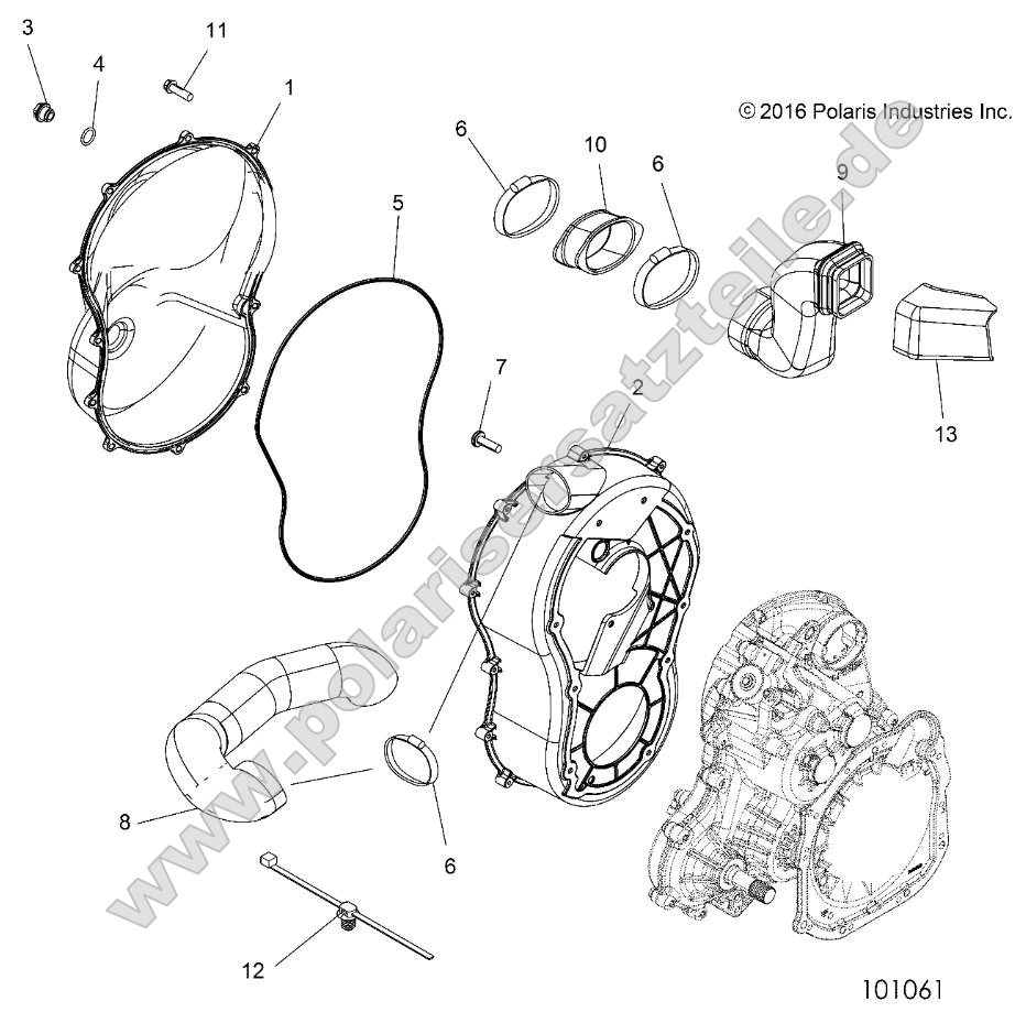 Body, Clutch Cover Body, Clutch Cover