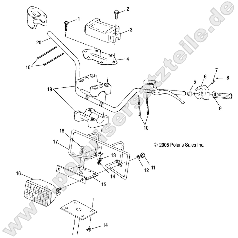 HANDLEBAR/HEADLIGHT HANDLEBAR/HEADLIGHT