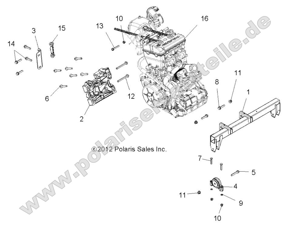 Engine, Engine Mounting