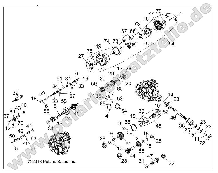 Drive Train, Main Gearcase Internals 1 Drive Train, Main Gearcase Internals 1