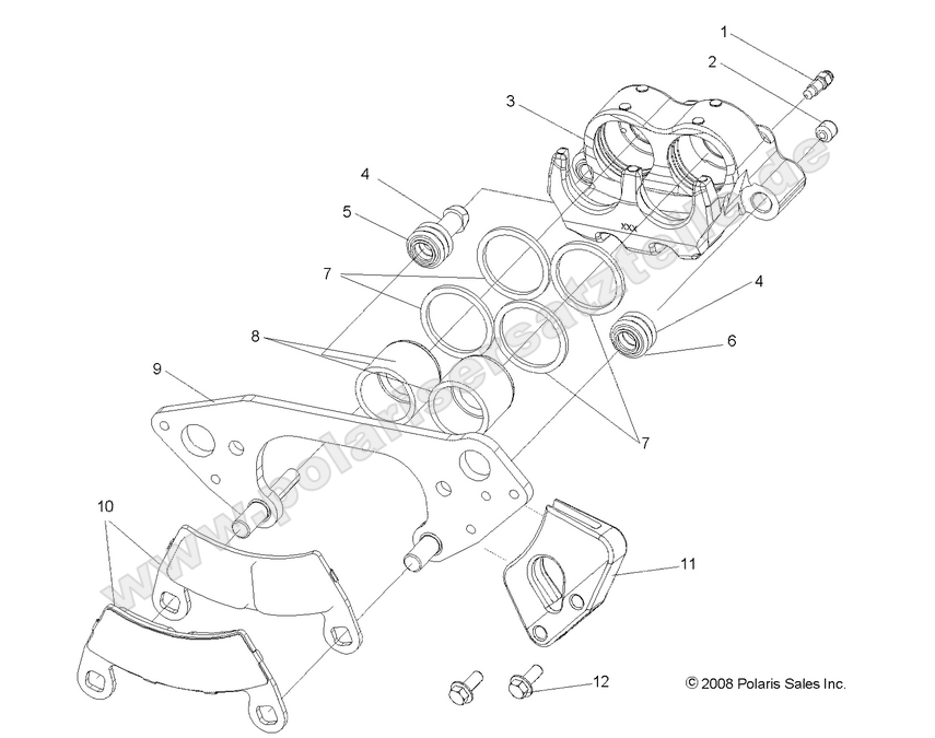 BRAKES, FRONT CALIPER BRAKES, FRONT CALIPER