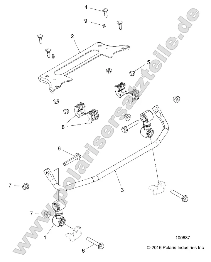 Suspension, Stabilizer Bar, Front Suspension, Stabilizer Bar, Front