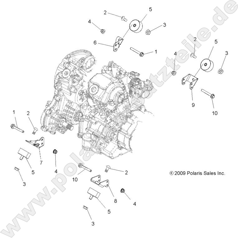 ENGINE, MOUNTING