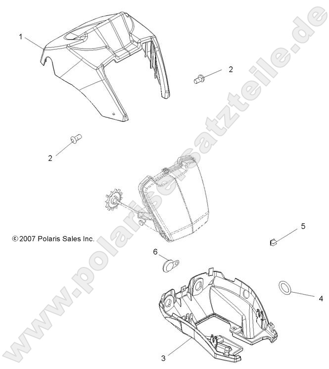 BODY, HEADLIGHT POD BODY, HEADLIGHT POD