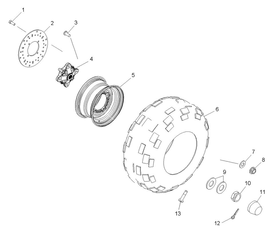 WHEEL, REAR