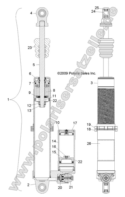 SUSPENSION, REAR SHOCK
