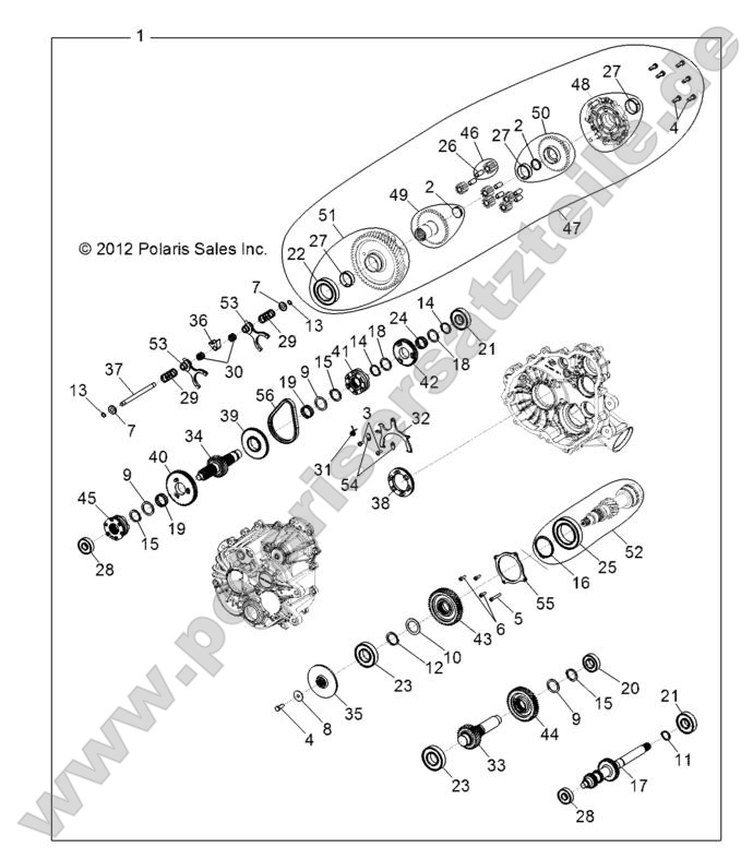 DRIVE TRAIN, MAIN GEARCASE INTERNALS DRIVE TRAIN, MAIN GEARCASE INTERNALS