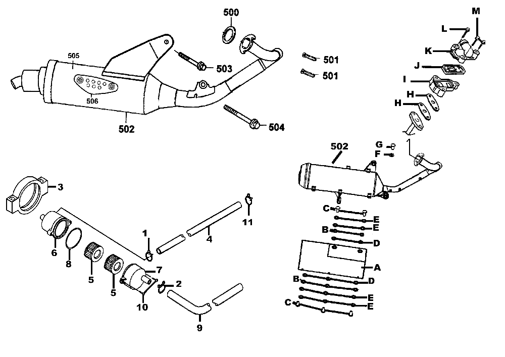 Auspuff & Sekundärluftsystem Auspuff & Sekundärluftsystem