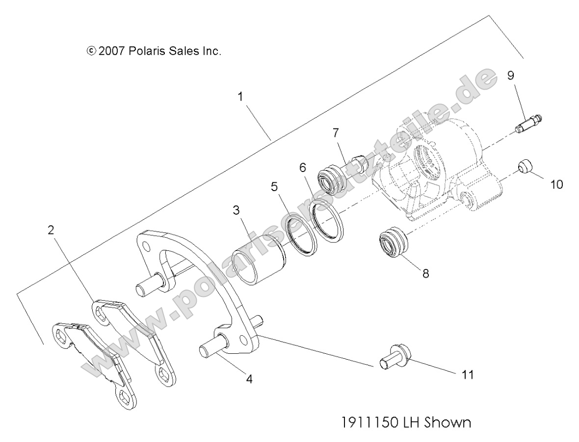 Brakes, Front Caliper Brakes, Front Caliper