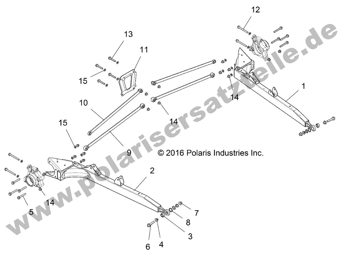 SUSPENSION, REAR CONTROL ARMS SUSPENSION, REAR CONTROL ARMS