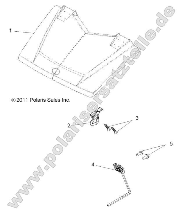 BODY, HOOD LATCH