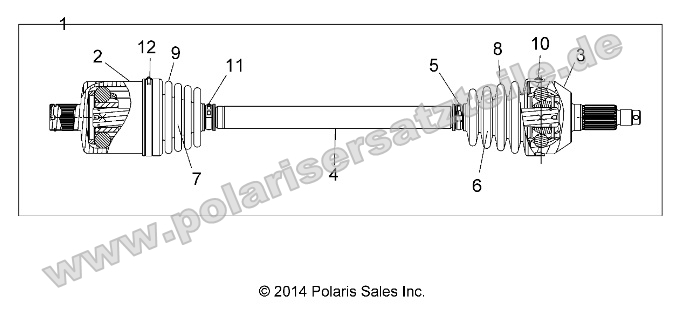 Drive Train, Rear Half Shaft Drive Train, Rear Half Shaft