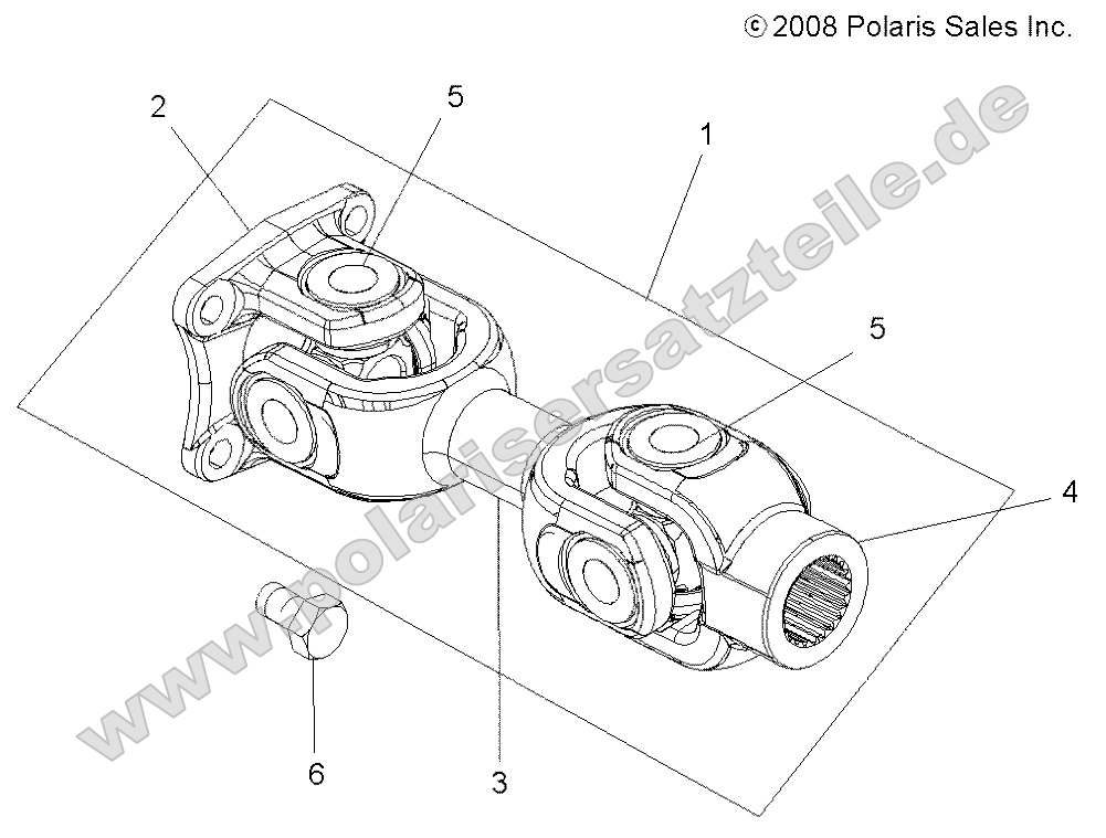 Drive Train, Prop Shaft, Rear Drive Train, Prop Shaft, Rear