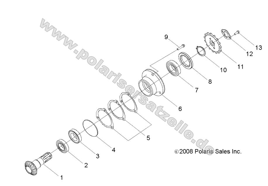 drive train gear shaft output drive train gear shaft output