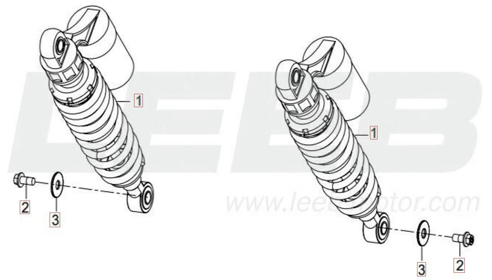 Federbein hinten Federbein hinten