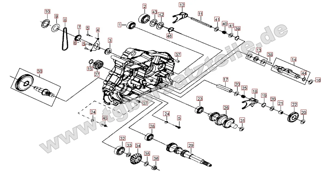 Motorgehäuse links (2)