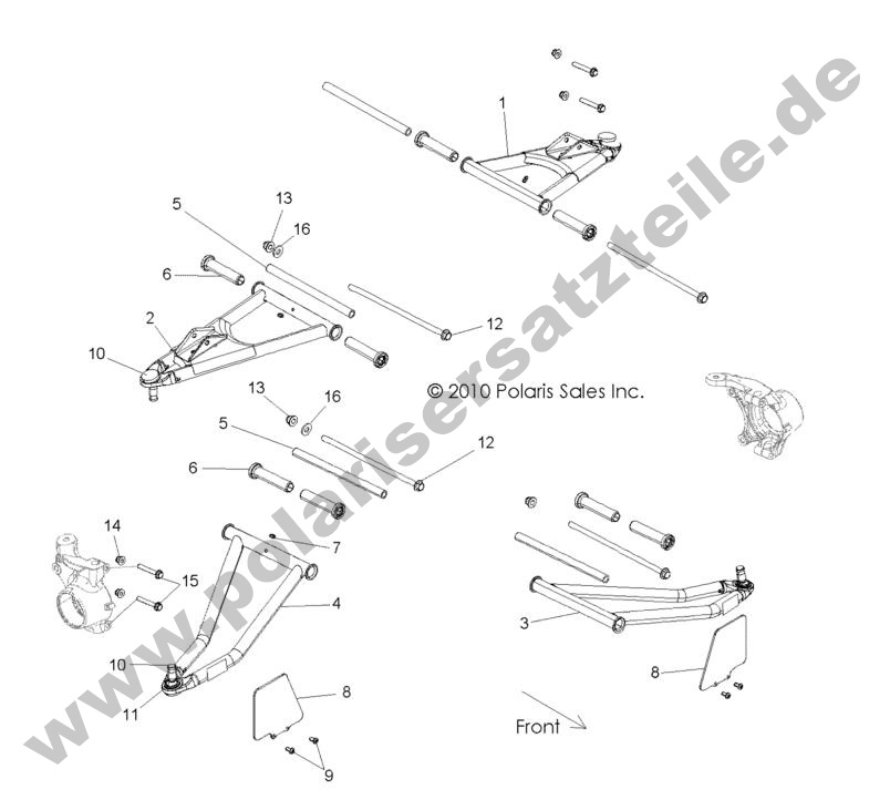 SUSPENSION, FRONT CONTROL ARMS SUSPENSION, FRONT CONTROL ARMS