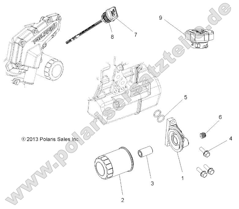 Engine, Oil Filter and Dipstick Engine, Oil Filter and Dipstick