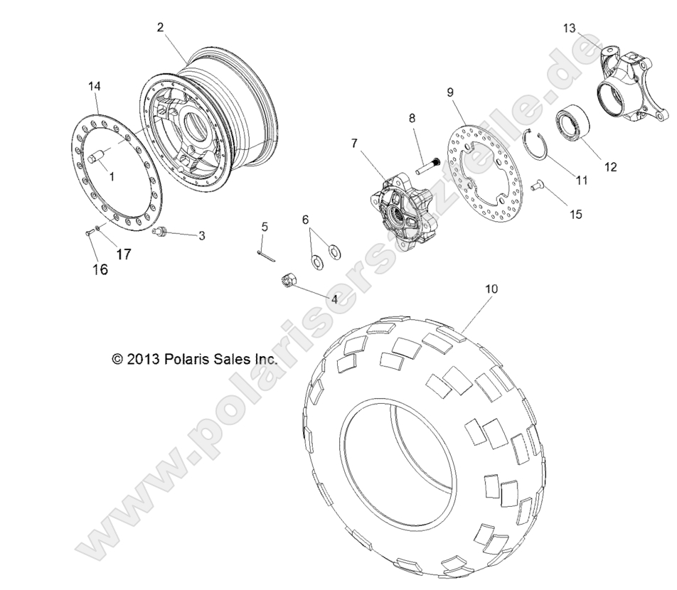WHEELS, FRONT WHEELS, FRONT