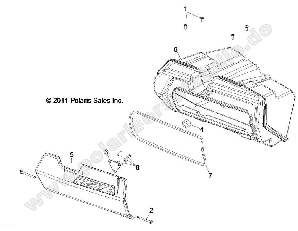 BODY, GLOVEBOX BODY, GLOVEBOX