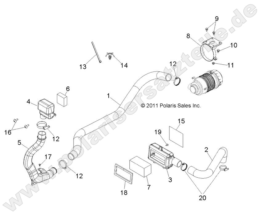 ENGINE, AIR INTAKE