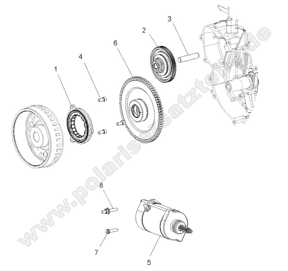 ENGINE, STARTER and DRIVE ENGINE, STARTER and DRIVE