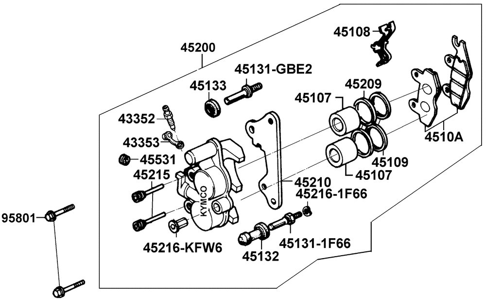 Bremssattel vorne Bremssattel vorne