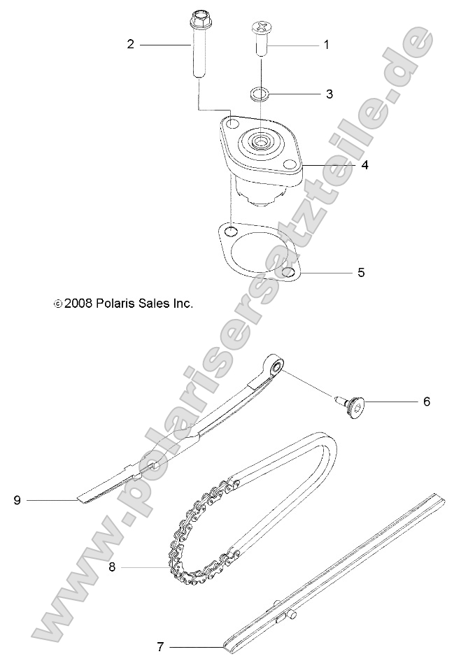 Engine, Tensioner, Cam Chain Engine, Tensioner, Cam Chain