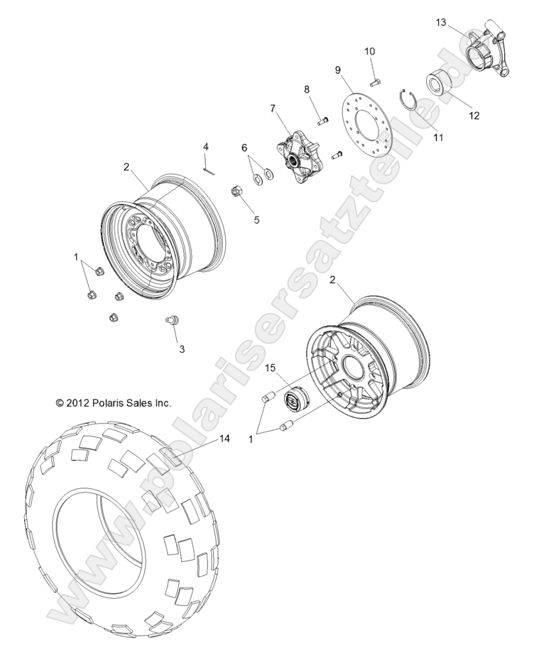 WHEELS, REAR WHEELS, REAR
