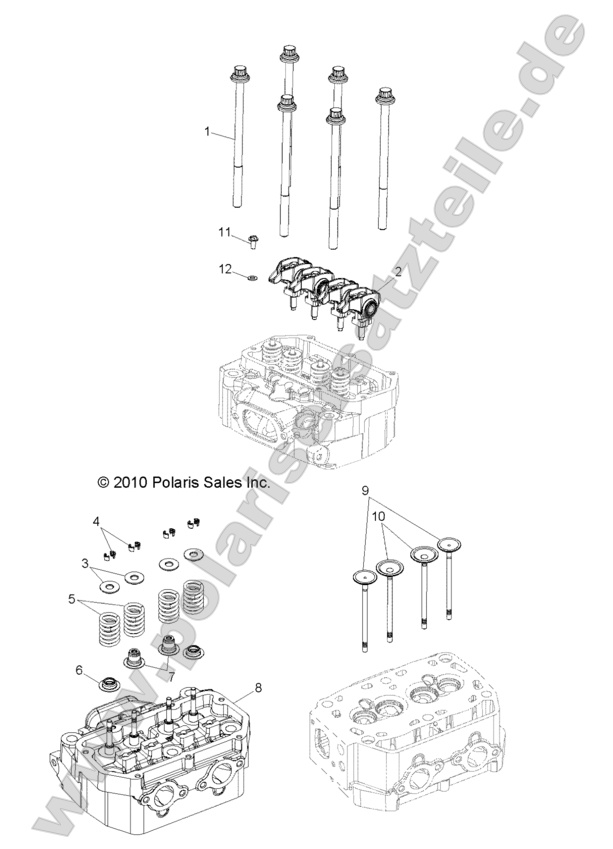 ENGINE, CYLINDER HEAD and VALVES ENGINE, CYLINDER HEAD and VALVES