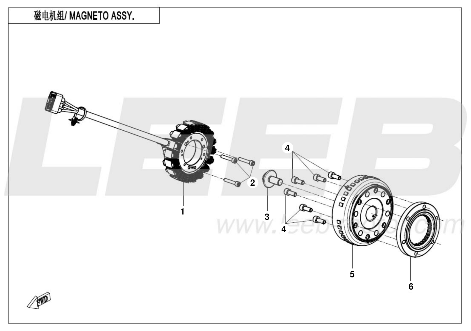 E03 MAGNETO ASSY.