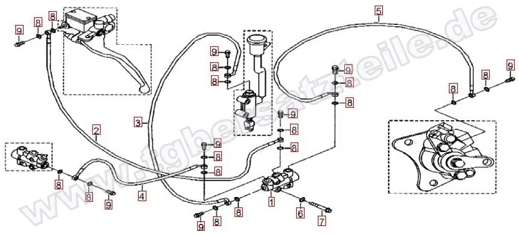 Bremsanlage hinten Bremsanlage hinten
