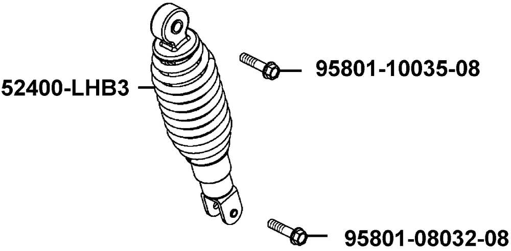 Stossdämpfer hinten Stossdämpfer hinten