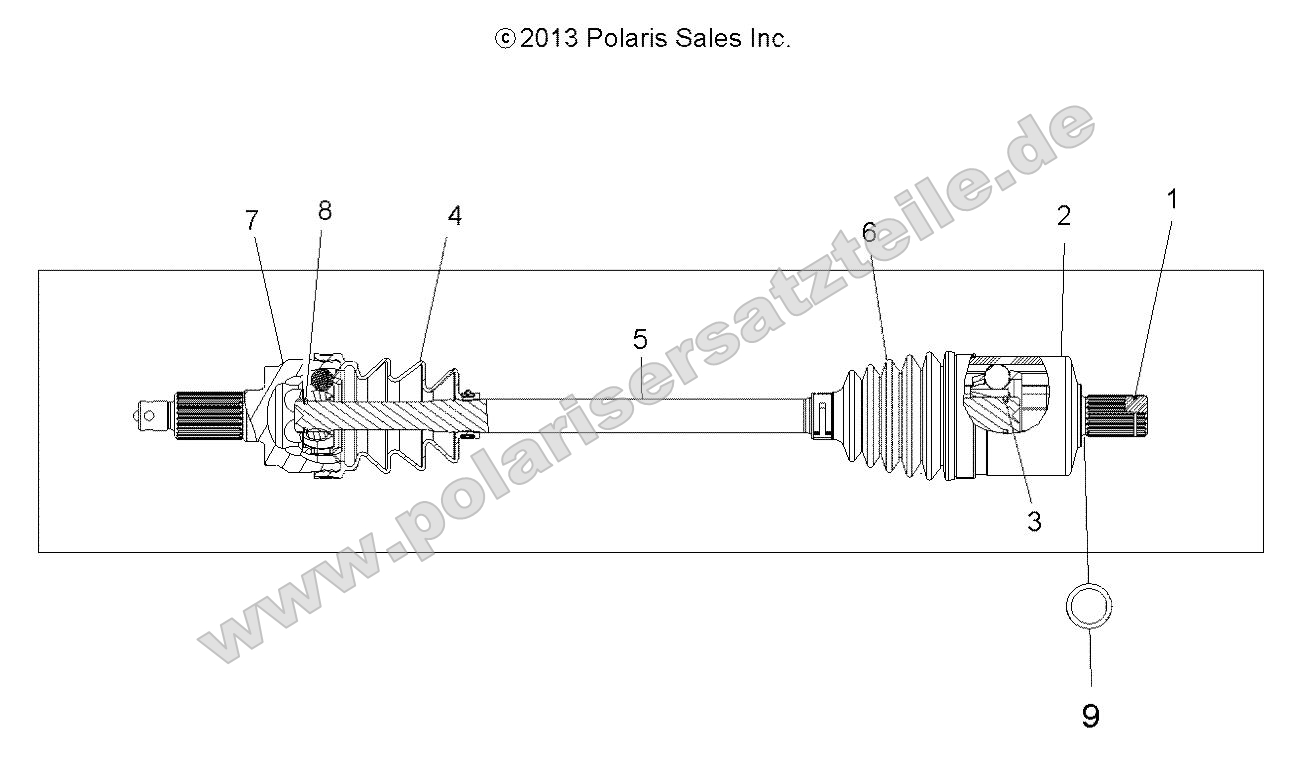 Drive Train, Drive Shaft, Front