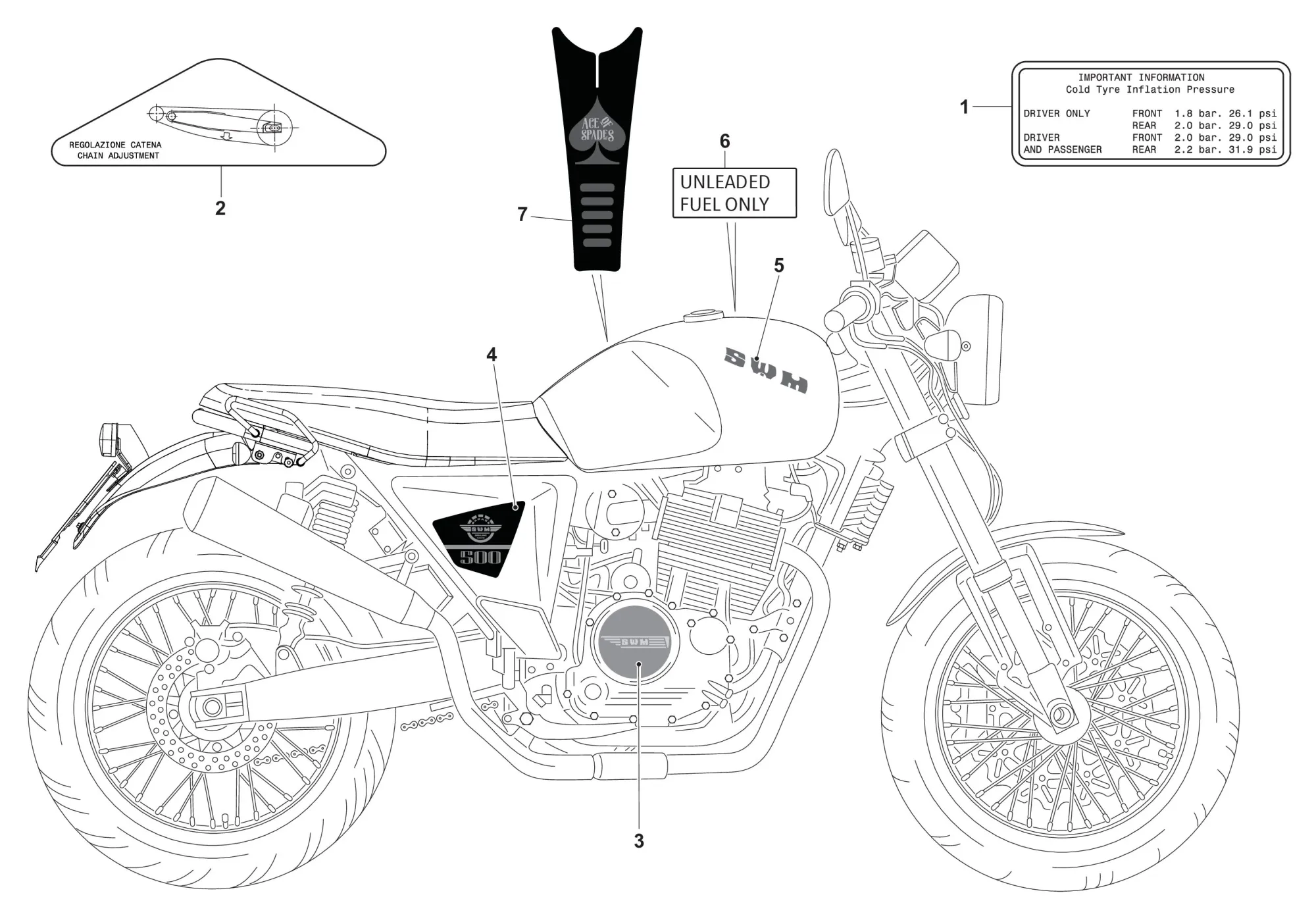 Aufkleber Ace of Spades