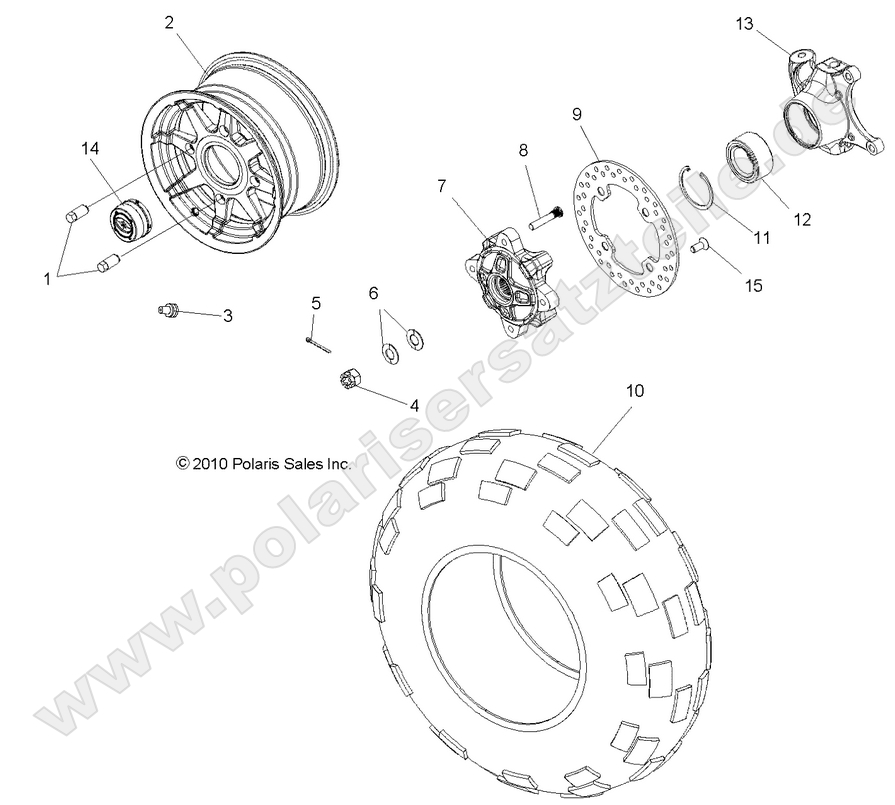 WHEELS, FRONT WHEELS, FRONT