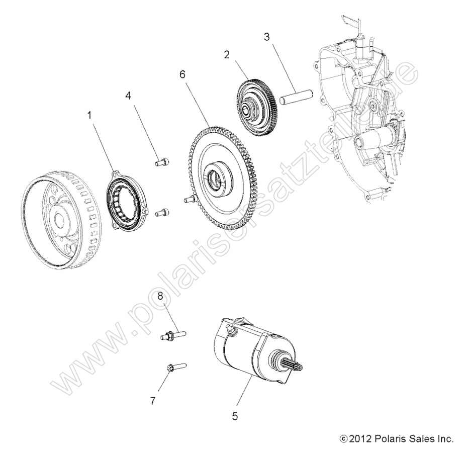 ENGINE, STARTER and DRIVE ENGINE, STARTER and DRIVE